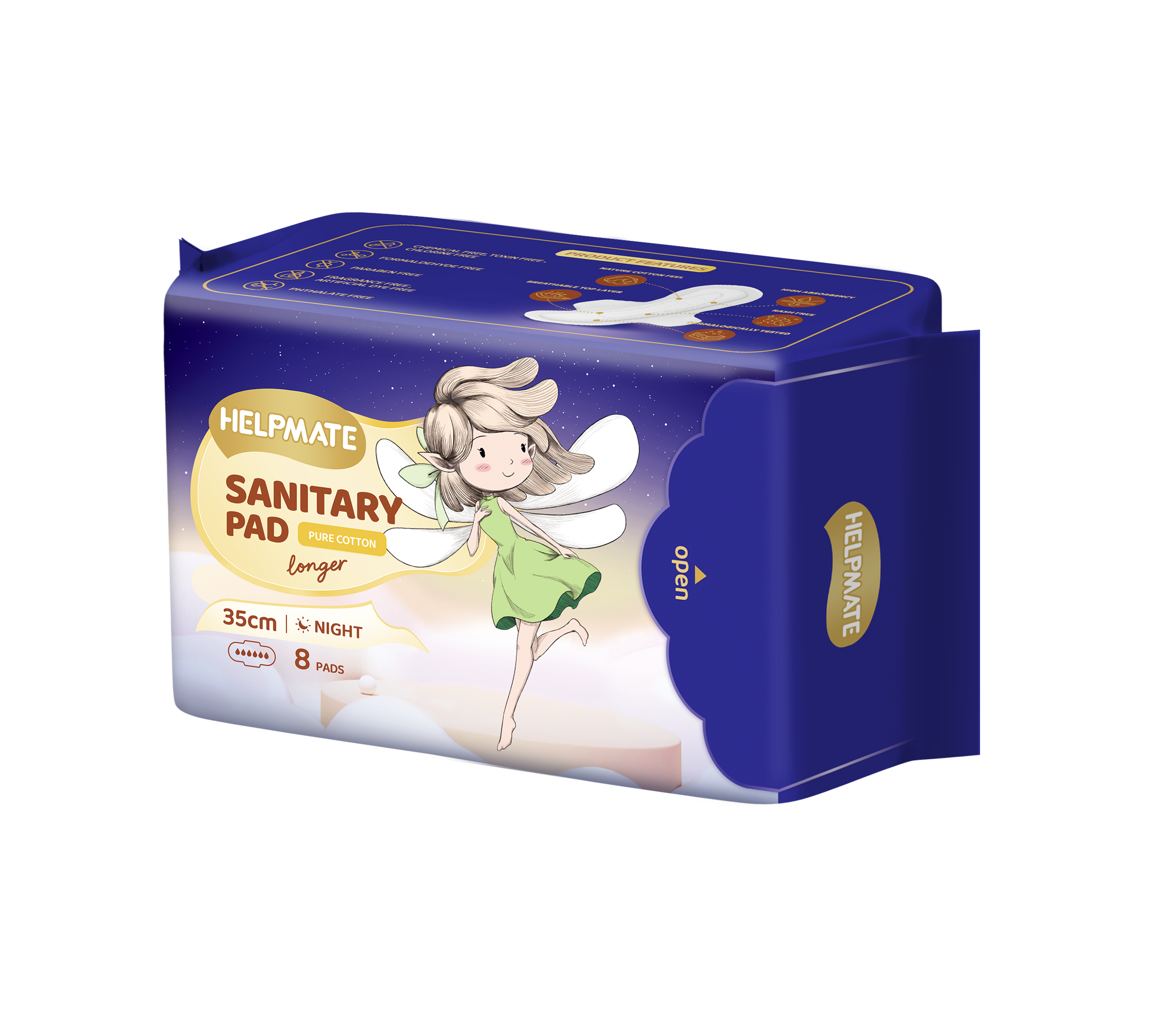 Panty Liner de pantalones cómodos al por mayor para mujeres 350 mm