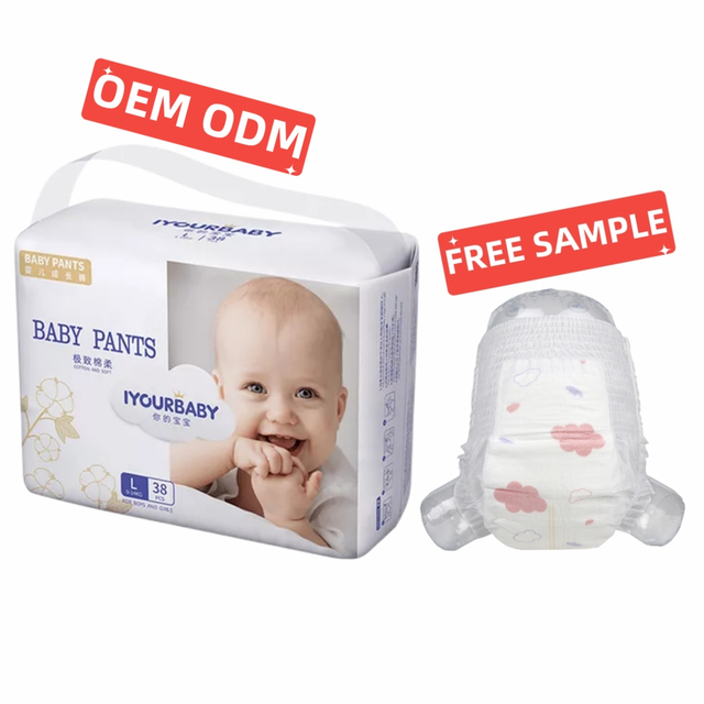 La venta al por mayor disponible de encargo del ODM del OEM del pañal de Yourbaby levanta el pañal del bebé