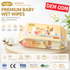 OEM ODM Customable desechable Bebé Toallitas húmedas al por mayor